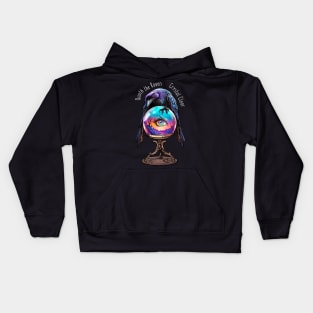 Quoth the Raven: Crystal Clear Kids Hoodie